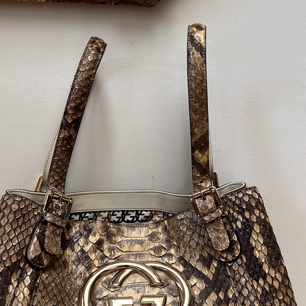 Gucci Python Hobo - image 3
